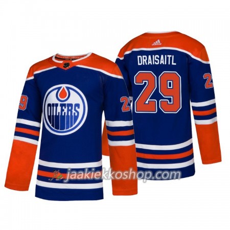 Miehille NHL Edmonton Oilers Pelipaita Leon Draisaitl 29 Adidas Alternate 2018-19 Authentic